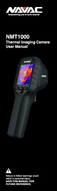 Thumbnail of document Manual - NMT1000 Thermal Imaging Camera